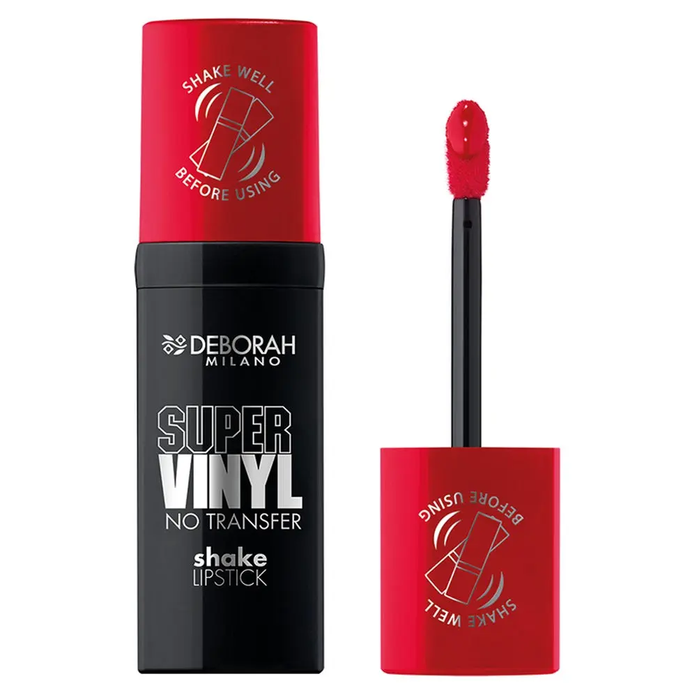 DEBORAH SUPER VINYL LIPSTICK 04 SIGNATURE REDحمرة كلوس ثابته 
