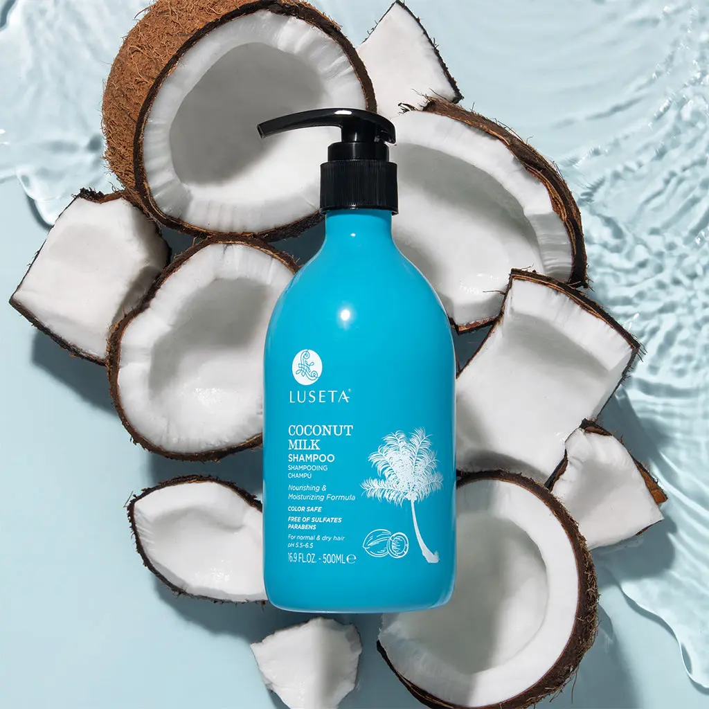 LUSETA COCONUT MILK SHAMPOO 500Mlشامبو لوسيتا بحليب جوز الهند 500 مل