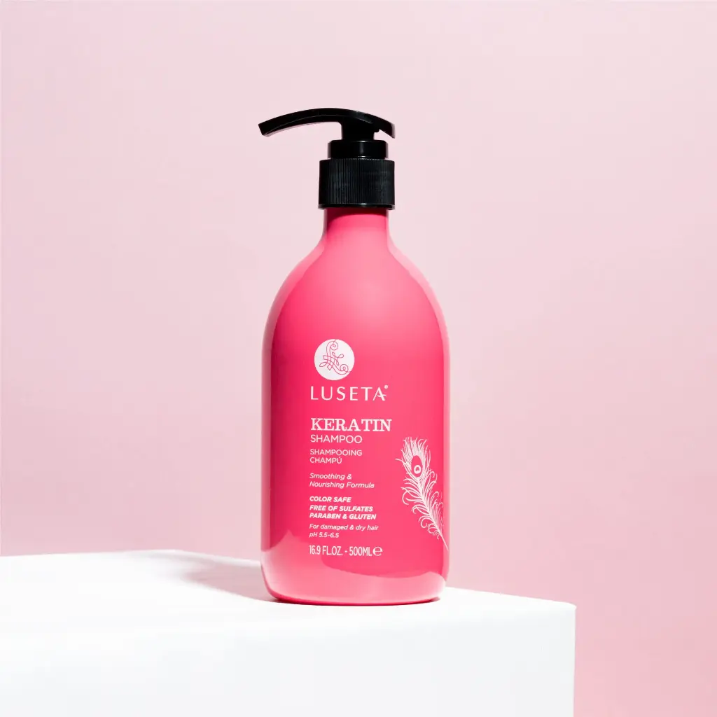LUSETA KERATIN SMOOTH SHAMPOO 500Ml 