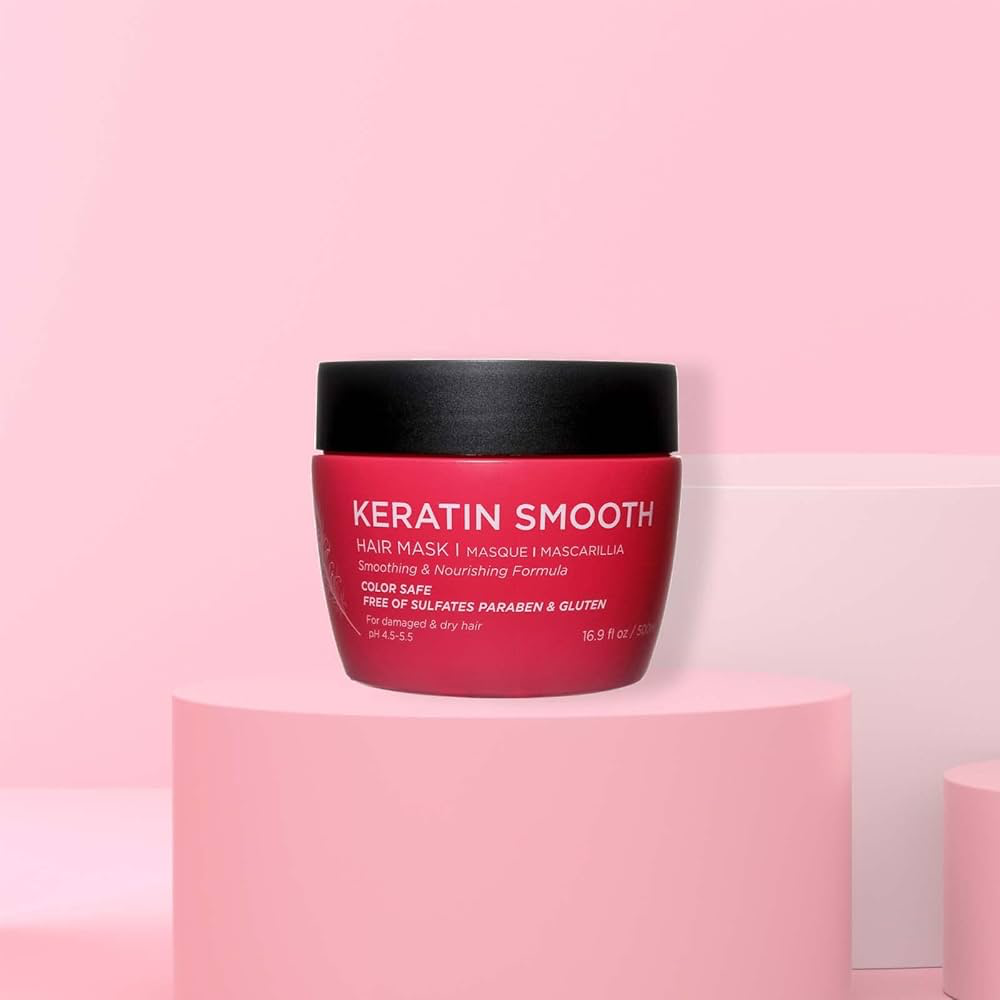LUSETA KERATIN SMOOTH HAIR MASK 500MLقناع لوسيتا كيراتين لتنعيم الشعر 500 مل