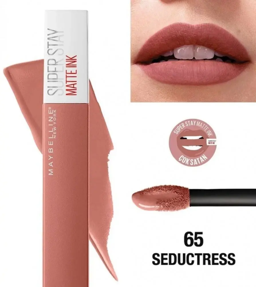 MAYBELLINE SUPERSTAY MATTINK 65  مايبيلين سوبر ستاي ماتينك 65