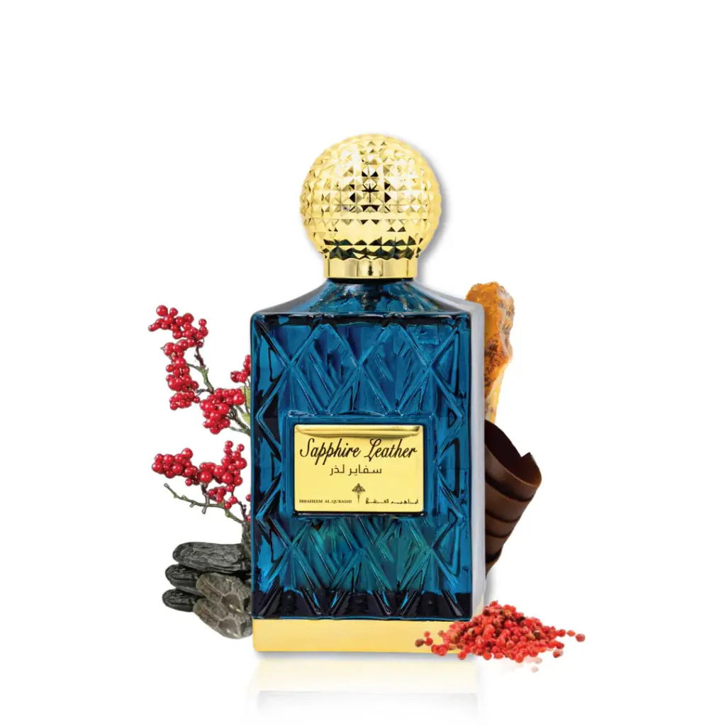 IBRAHEEM AL QURASHI POWDER MUSK EAU DE PARFUM 75ml SPPHAIRE LEATHER 75ML 