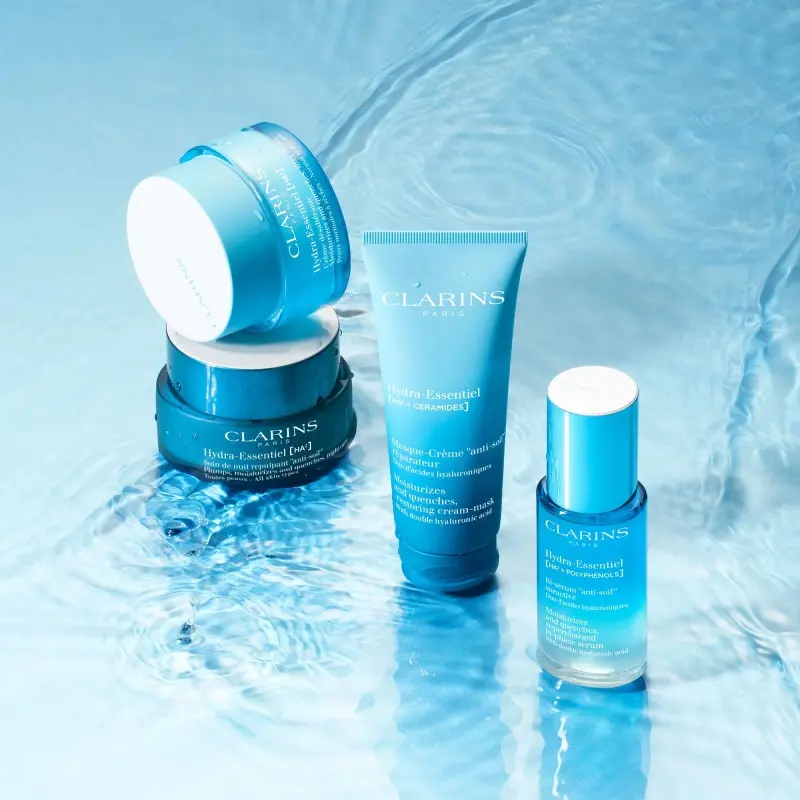 G.S HYDRA ESSEN CRM N/D 50M+SOS HYDRA CLARINS 15ML+HYDRA CRM AST 15ML
