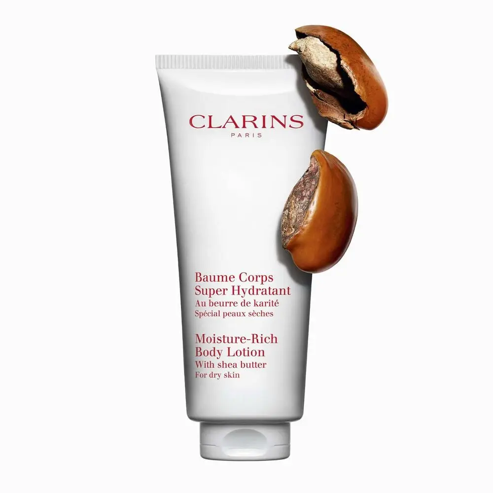 CLARINS MOIST RICH BODY LOTION 200MLلوشن الجسم الغني والمرطب من كلارنس 200 مل