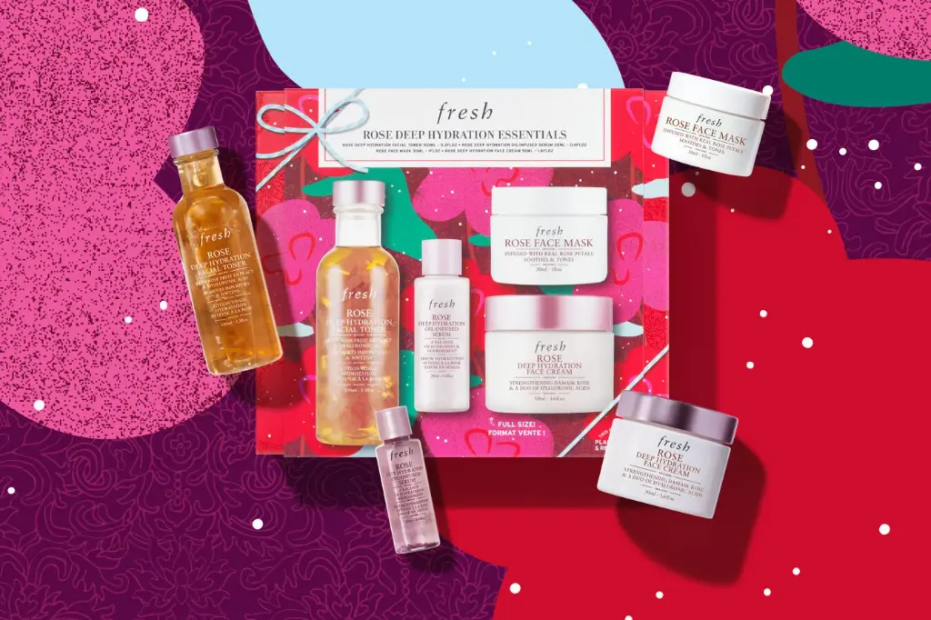 FRESH Rose Deep Hydration Essentials Skincare Set