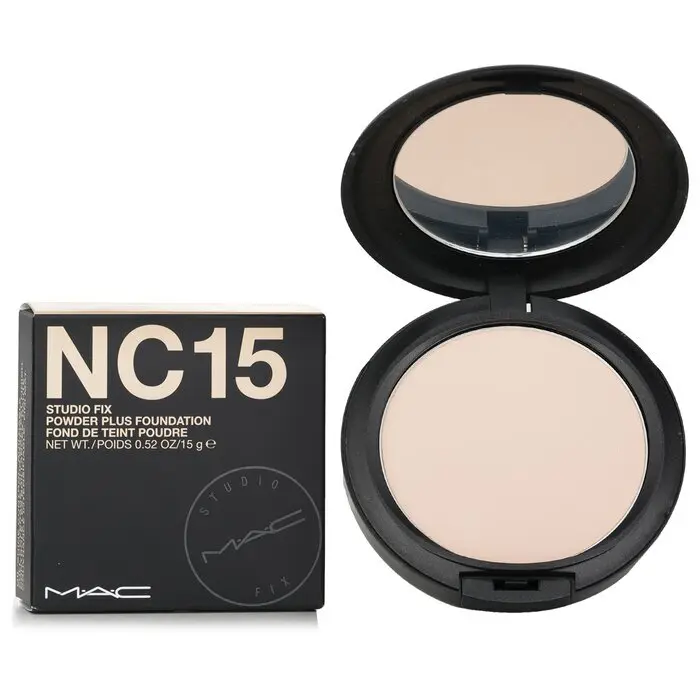 MAC STUDIO FIX POWDER PLUS FOUNDATION NC15 بودرة ماك ستوديو فيكس بلس فاونديشن NC15