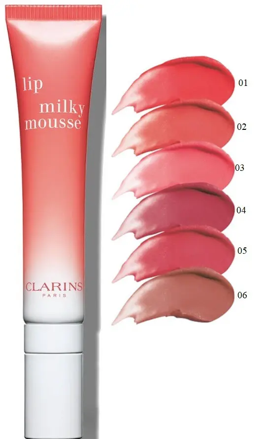 CLARINS LIP MILKY MOUSSE 02موس شفاه حليبي من كلارنس 02