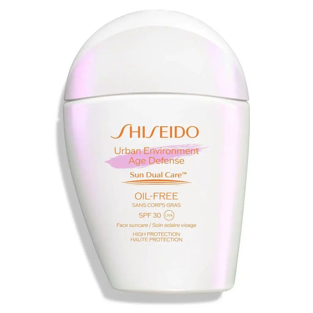 SHISEIDO Urban Environment Age Defense Sun Dual Care SPF30 30 ml شيسيدو أوربان إنفيرونمنت إيج ديفينس صن دوال كير SPF30 30 مل