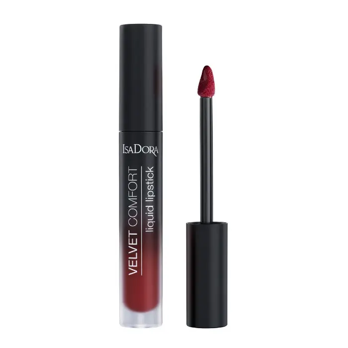  ISADORA Velvet Comfort Liquid Lipstick-Cranberry Love 