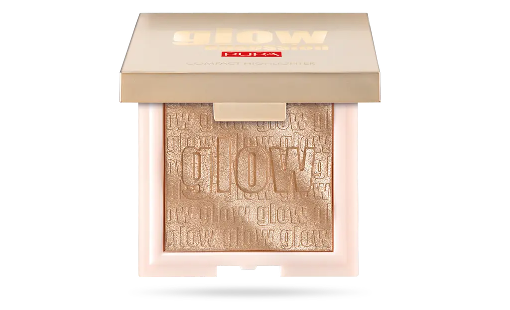 PUPA GLOW OBSESSION COMPACT HIGHLIGHTER-ROSE GOLD 