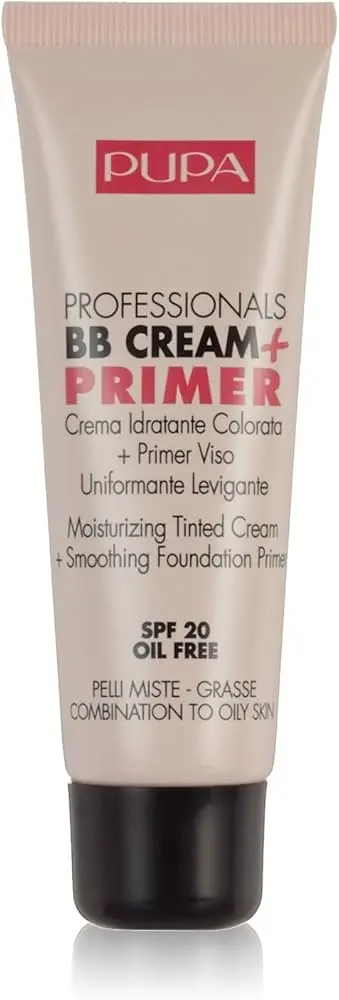 PUPA PROFESSIONALS BB CREAM - PRIMER OILY SKIN LIGHT 001كريم بي بي من بوبا بروفيشنالز - برايمر للبشرة الدهنية - فاتح 001