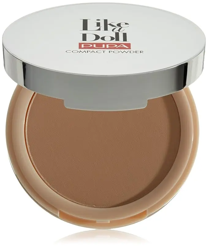PUPA LIKE A DOLL COMPACT PWD NATURAL BEIGE بودرة مضغوطة PUPA LIKE A DOLL بلون بيج طبيعي