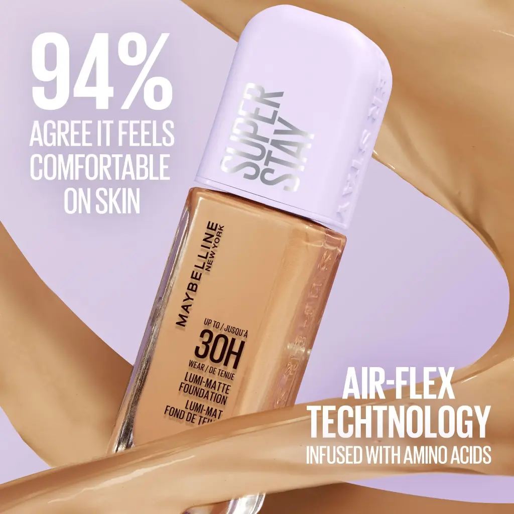 Maybelline Super Stay Lumi-Matte Foundation Makeup, 115