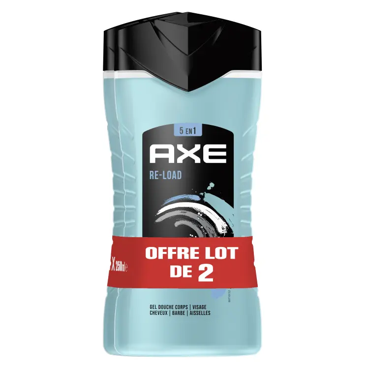 AXE SHOWER GEL 5IN1 MEN RE LOAD 250ML