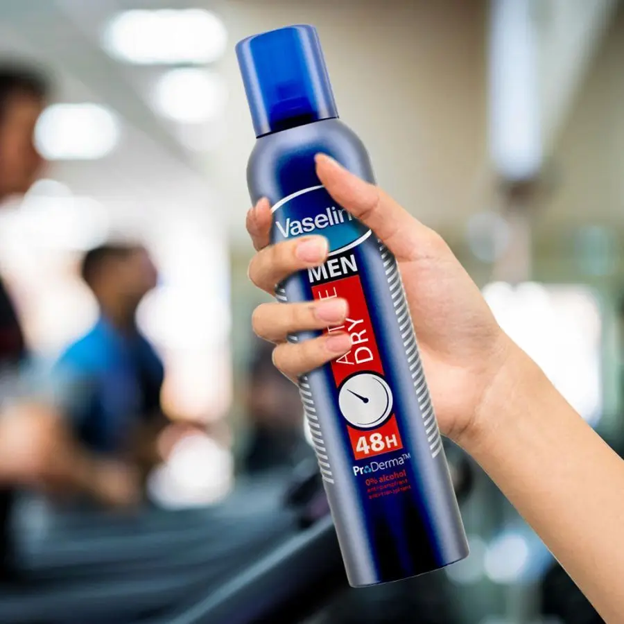 Vaseline Deospray Men - Active Dry 250 ml