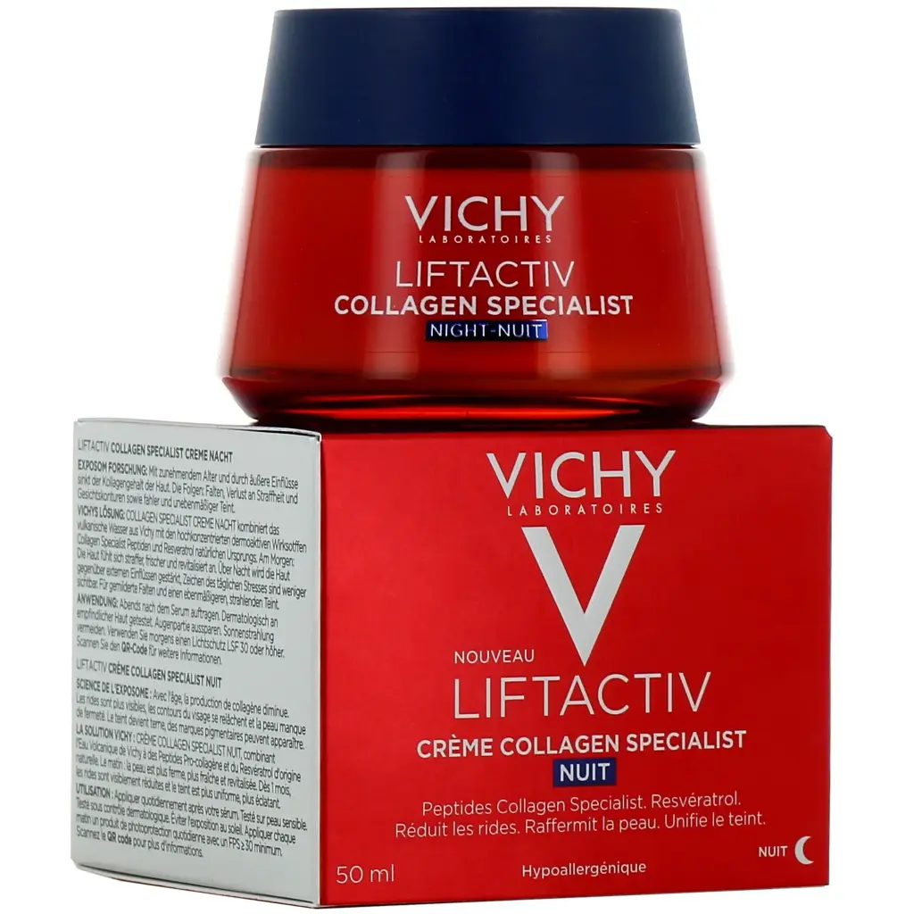 CRÈME DE NUIT ANTI-ÂGE VICHY LIFTACTIV COLLAGEN SPECIALIST‏ 50ML