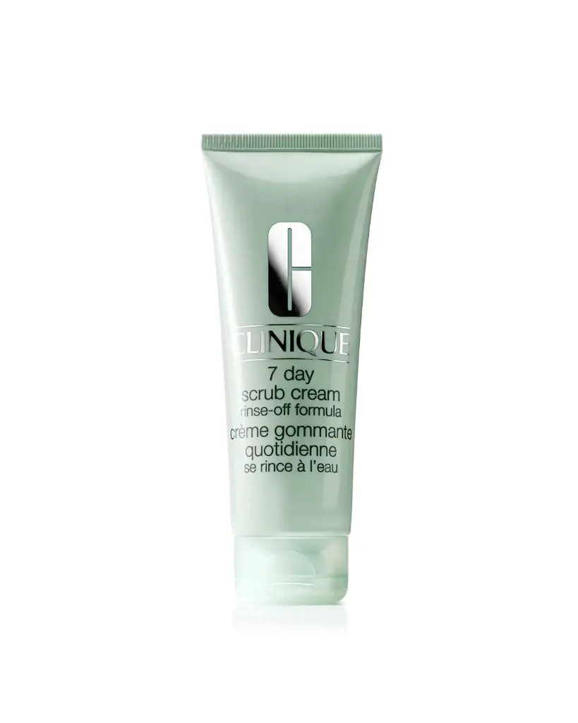 CLINIQUE 7 DAY SCRUB CREAM RINSE-OFF FORMULA 100ML   كريم مقشر كلينيك ٧ أيام بتركيبة قابلة للشطف ١٠٠ مل