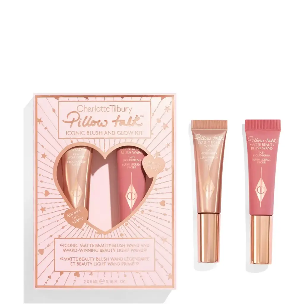 CHARLOTTE TILBURY PILLOW TALK ICONIC BLUSH AND GLOW KIT 