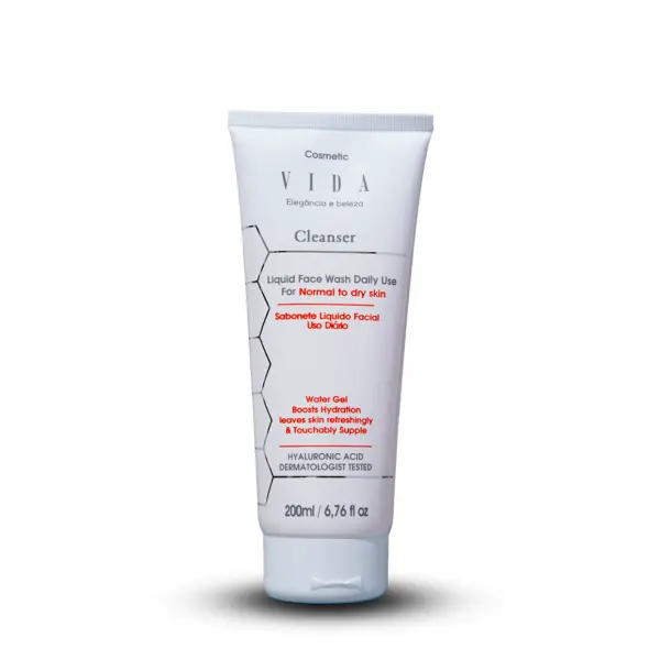 VIDA CLEANSER FACE WASH DRY SKIN 200ML