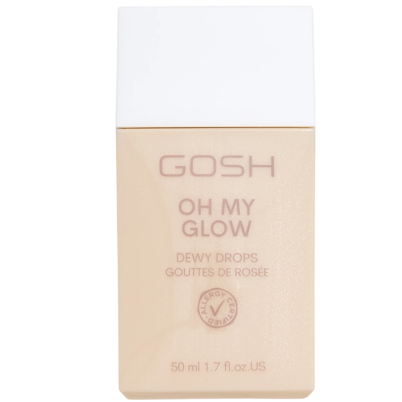 GOSH OH MY GLOW DEWY DROPS 50MI 002 كوش سائل مسمر للوجه والجسم
