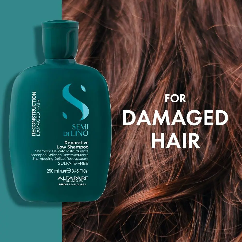 Alfaparf Milano Semi Di Lino Reconstruction Reparative Shampoo for Damaged HAIR