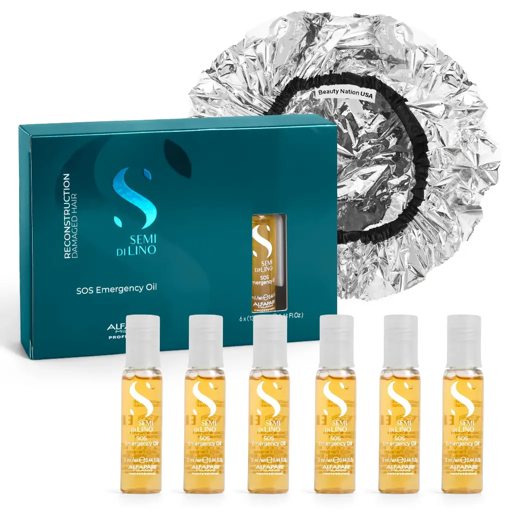 ALFAPARF SOS RECONSTRUCTION REPARATIVE EMERGENGY oil, SEMI DILINO TREATMENT for DAMAGED HAIR, HAIR BREAKAGE, 