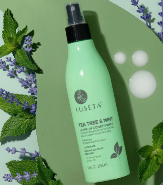 LUSETA TEA TREE & MINT LEAVE-IN CONDITIONER - 251MLبلسم لوسيتا بخلاصة شجرة الشاي والنعناع - 251 مل