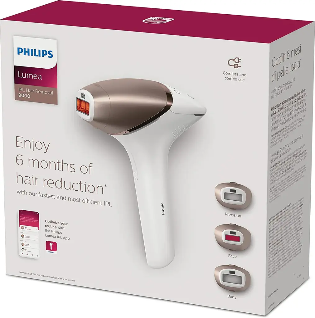 PHILIPS LUMEA IPL HAIR REMOVAL 9000 ENJOY 12