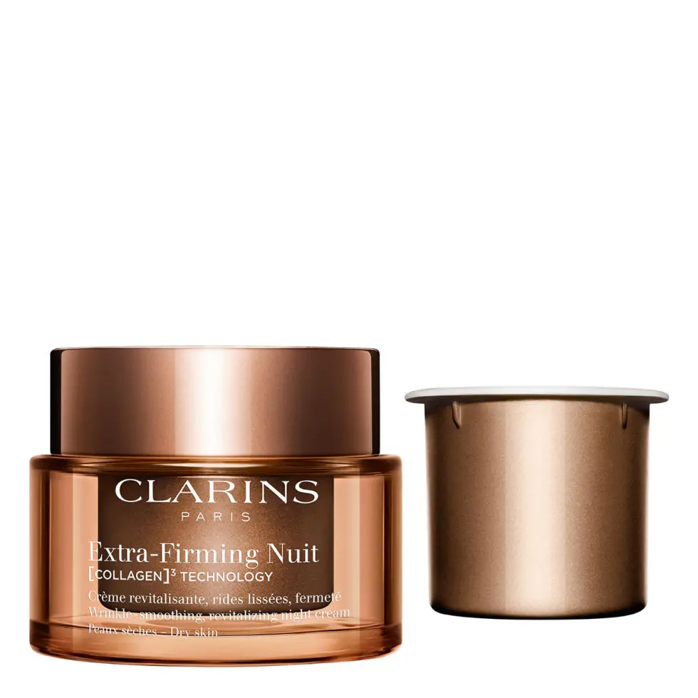  CLARINS EXTRA FIRMING NUIT REFILL DRY SKIN 50ML كلارنس إكسترا فيرمينج نوي ريفيل للبشرة الجافة ٥٠ مل