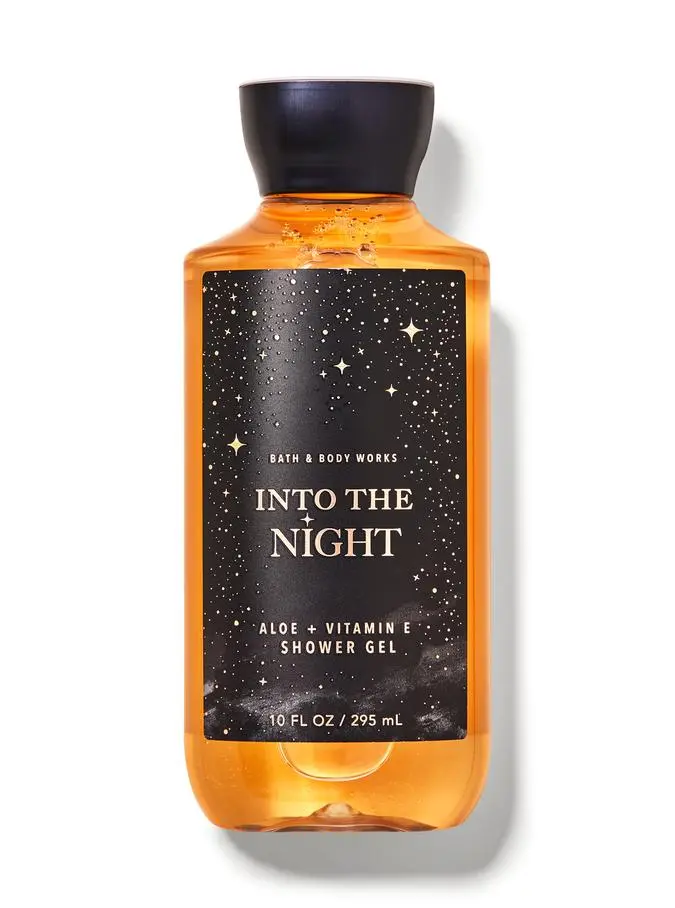  BATH AND BODY WORKS TWISTED PEPPER MINT  INTO THE NIGHT SHOWER GEL