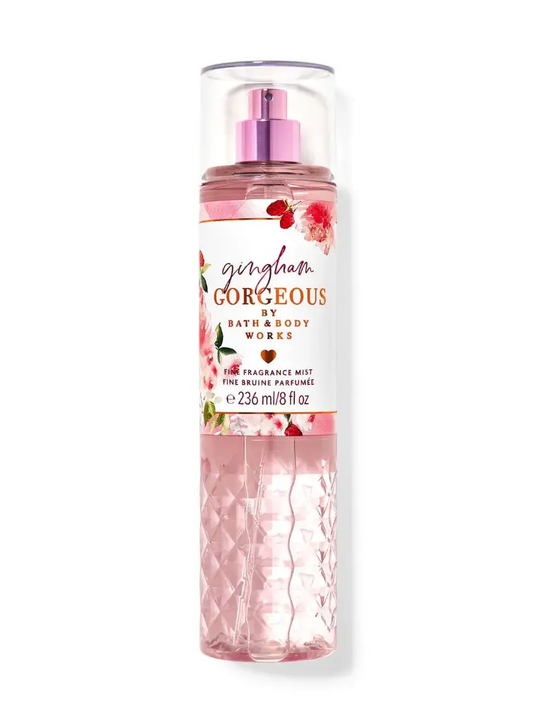   BATH AND BODY WORKS TWISTED PEPPER MINT GINGHAR GORGEOUS