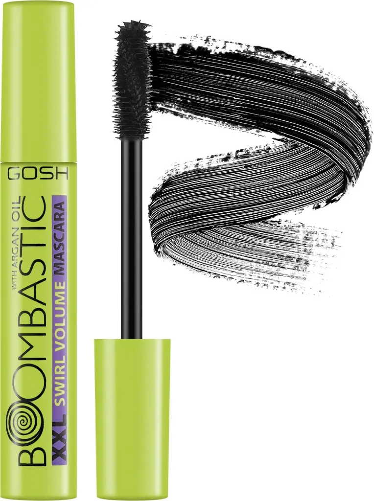 GOSH BOOMBASTIC SWIRL MASCARA 001 كوش  ماسكارا بومباستيك سويرل رقم 001 أسود