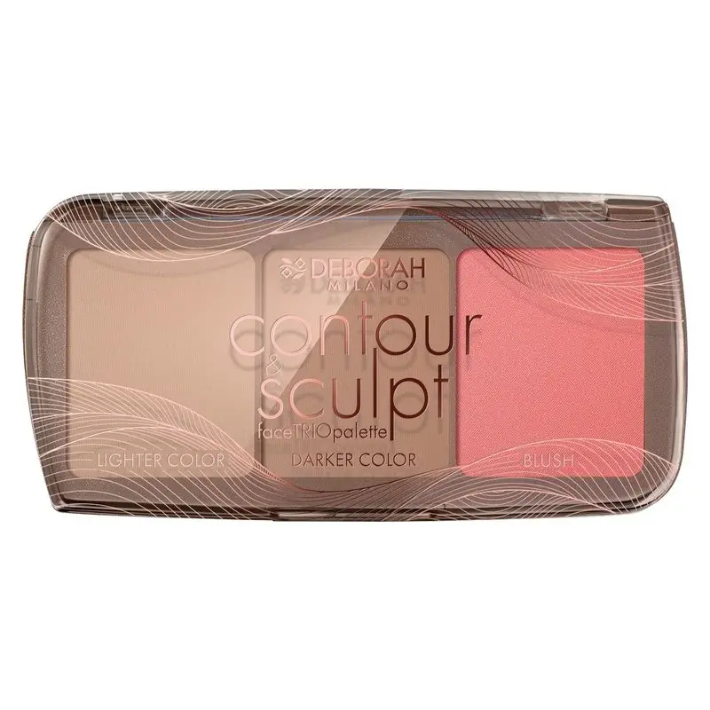 DEBORAH CONTOUR SCULPT FACE TRIO PALETTE 01 LIGHT 