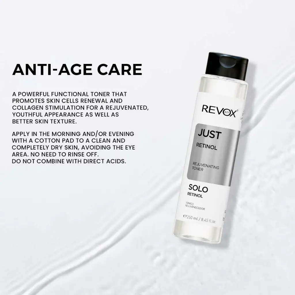 REVOX JUST RETINOL REJUVENATING TONER 250ML 