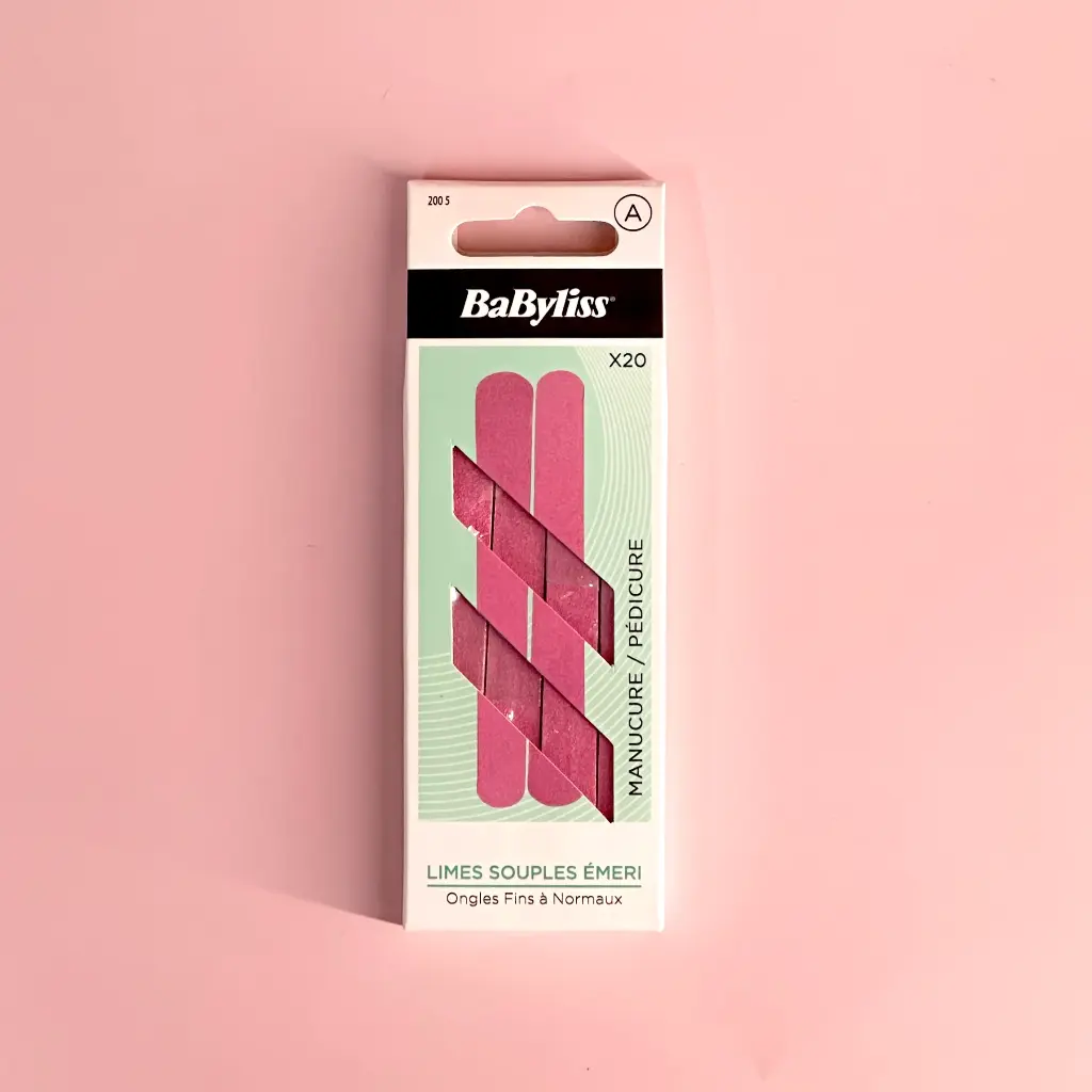 BABYLISS MANUCURE LIMES SOUPLES EMERI 