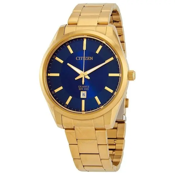 Citizen Watch BI1032-58L For Men - Analog Display, Stainless Steel Band - Gold