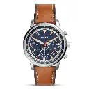Fossil Men's Goodwin Chronograph Leather Watch (Style: FS5414)