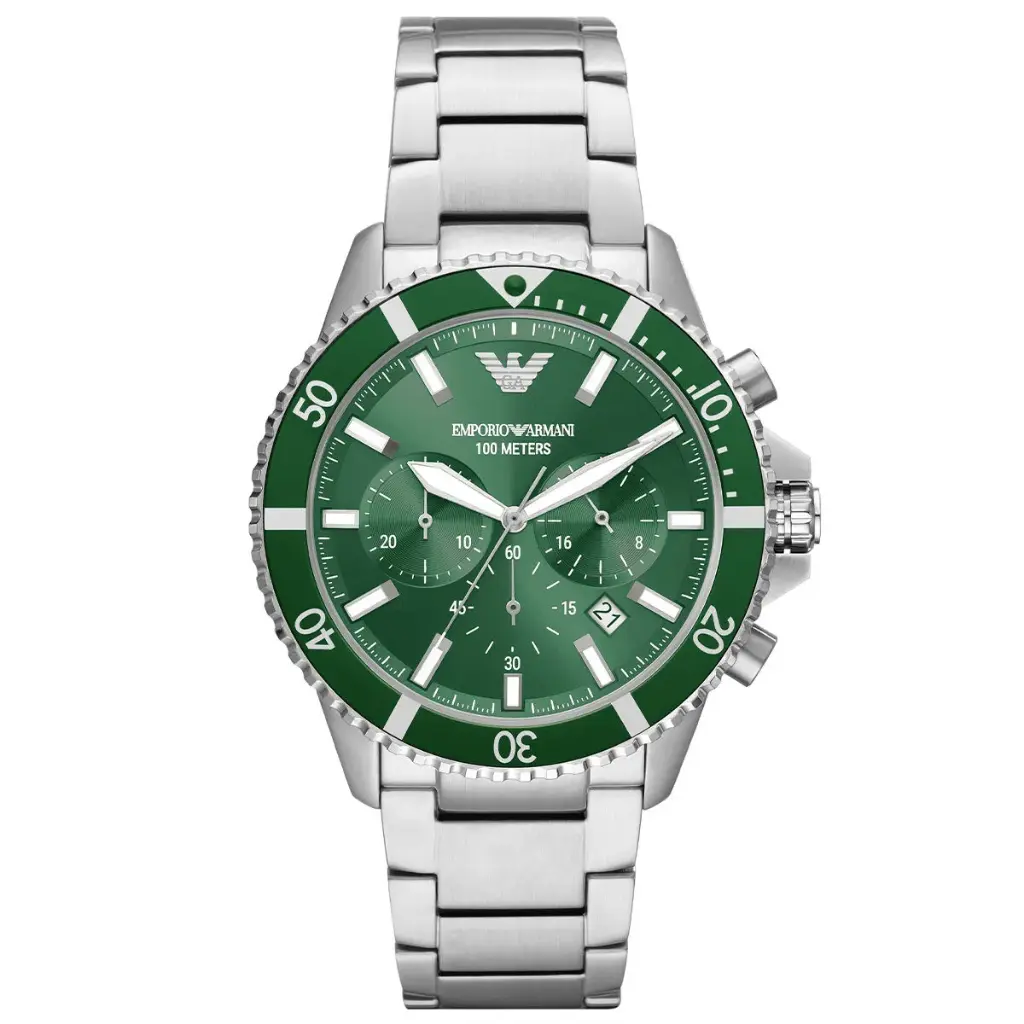 Emporio Armani Analog Green Dial Men's Watch-AR11500
