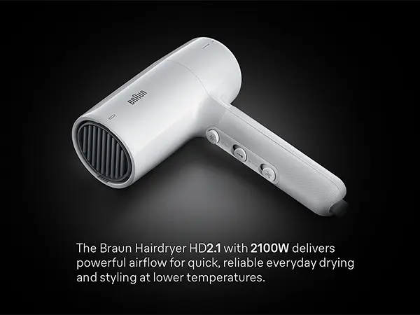 BRAUN LIGHTWEIGHT FAST PERFORMANCE 2100W 