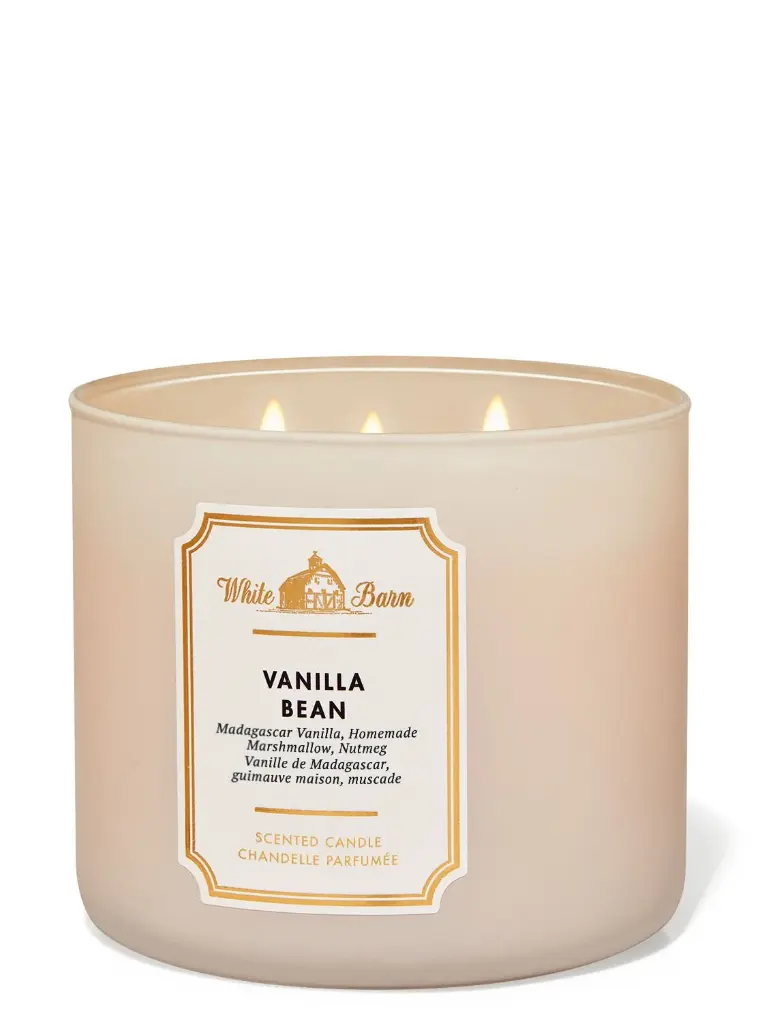 BATH BODY WORKS CHANDELLE PARFUMEE VANILLA BEAN 