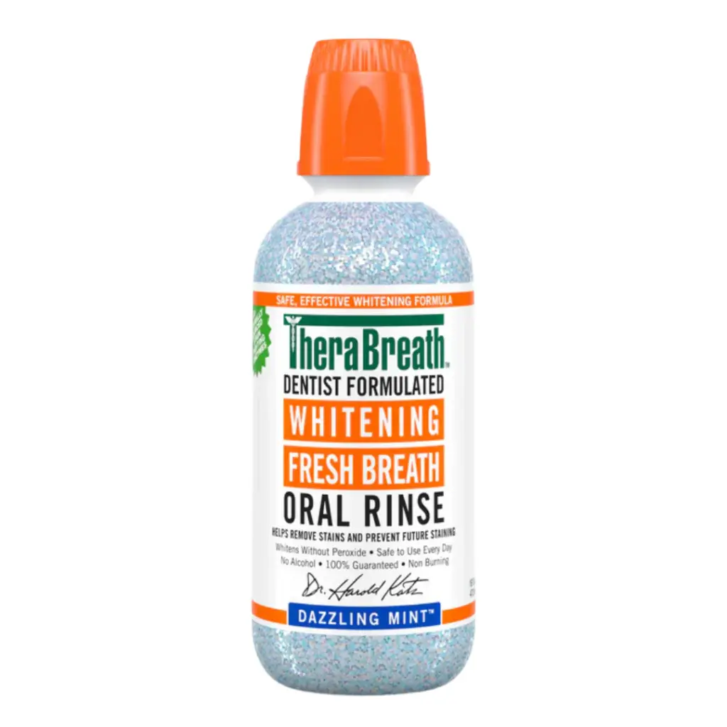 THERA BREATH WHITENING  FRESH BREATH ORAL RINSE 473ML  