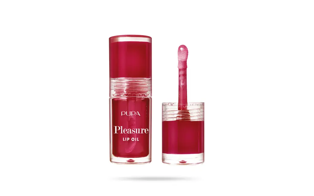 PUPA PLEASURE LIP OIL YUMMY STRAWBERRY   زيت شفاه بوبا بليجر بنكهة الفراولة اللذيذة 