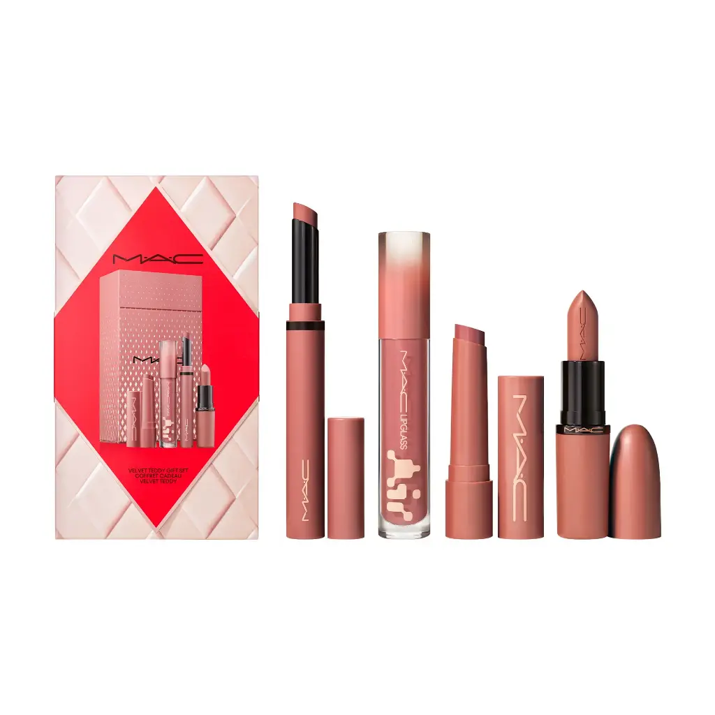 MAC VELVET TEDDY GIFT SET COFFRET CADEAU VELVET TEDDY مجموعة هدايا ماك فيلفيت تيدي كوفريت كادو فيلفيت تيدي