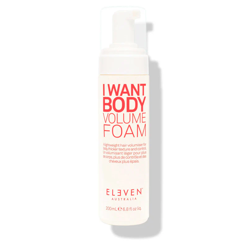 ELEVEN AUSTRALIA I Want Body Volume Foam - 200ml | إلفن استراليا موس لزيادة كثافة الشعر - 200 مل