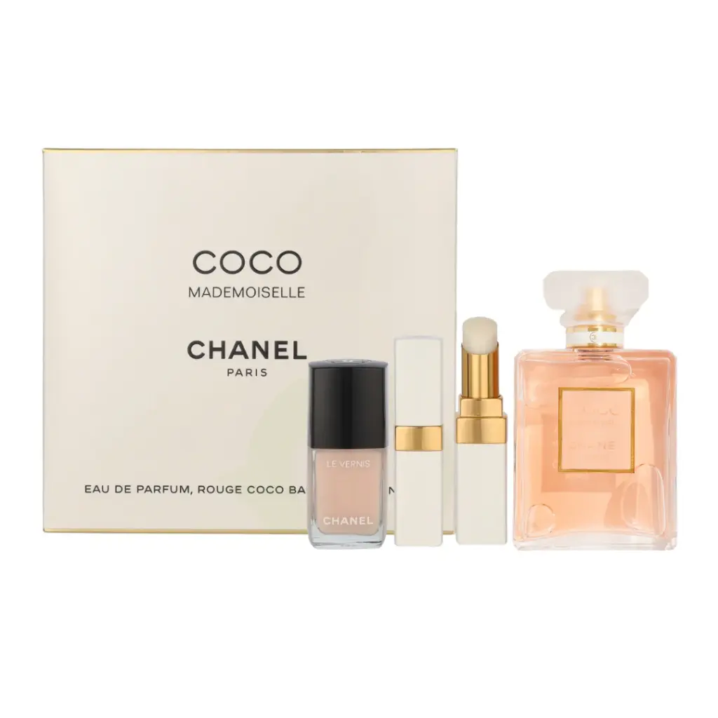 Chanel Coco Mademoiselle EDP 50ml + Lipstick + Nail Polish 3PC Set GiftPack