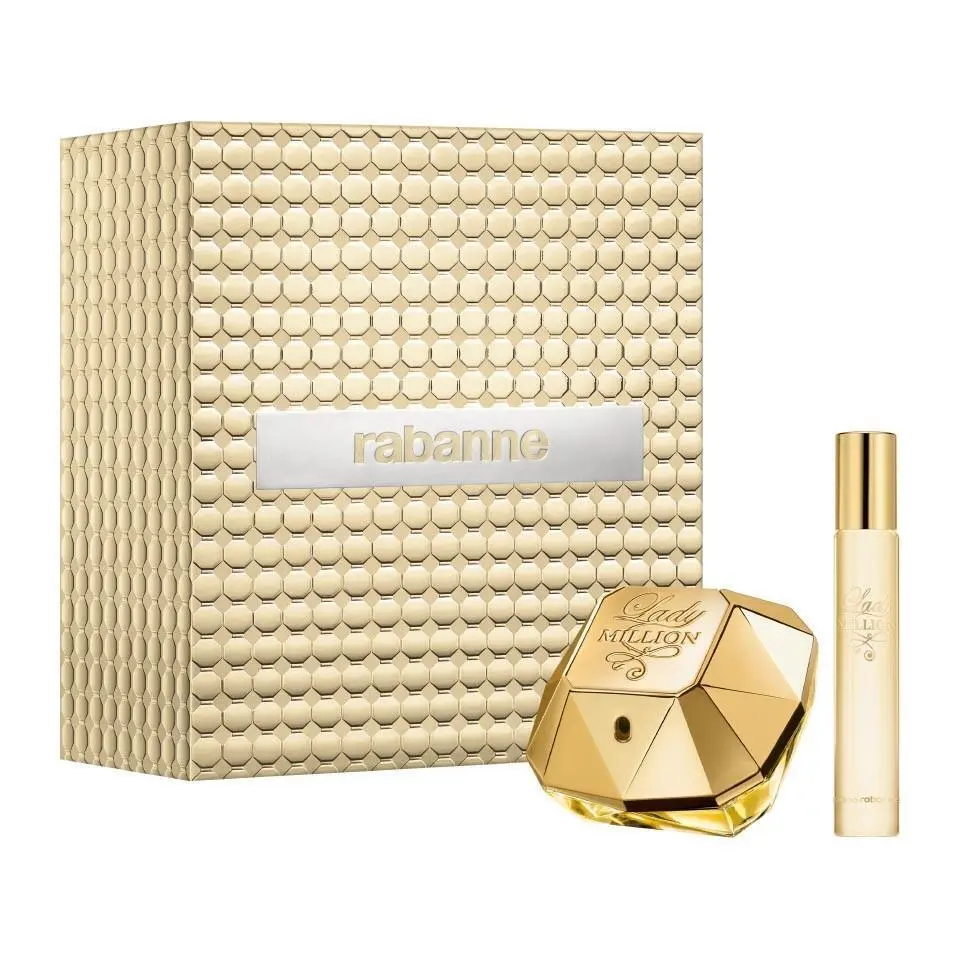 Paco Rabanne Lady Million Eau de Parfum 80ml Spray Travel Set 