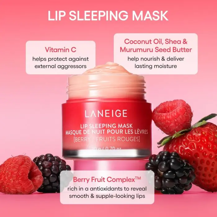 LANEIGE Lip Sleeping Mask EX Berry (20g) - 
