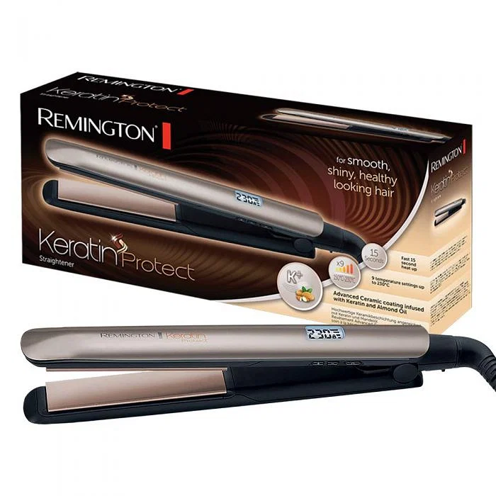 REMINGTON Keratin Protect Straightener - 120_240v| ريمينغتون ملمس للشع – ‏ 