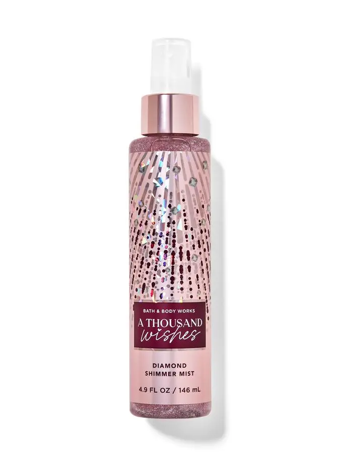  BATH AND BODY A Thousand Wishes Diamond Shimmer Mist 