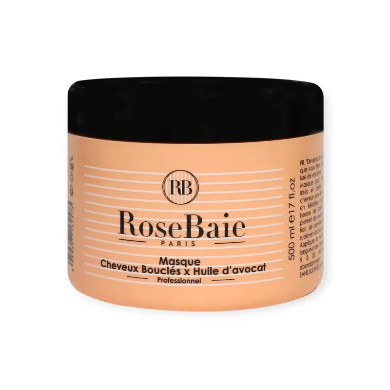 Rosebaie - Masque Huile D'Avocat Cheveux Boucles 500Ml - Drest‏ 